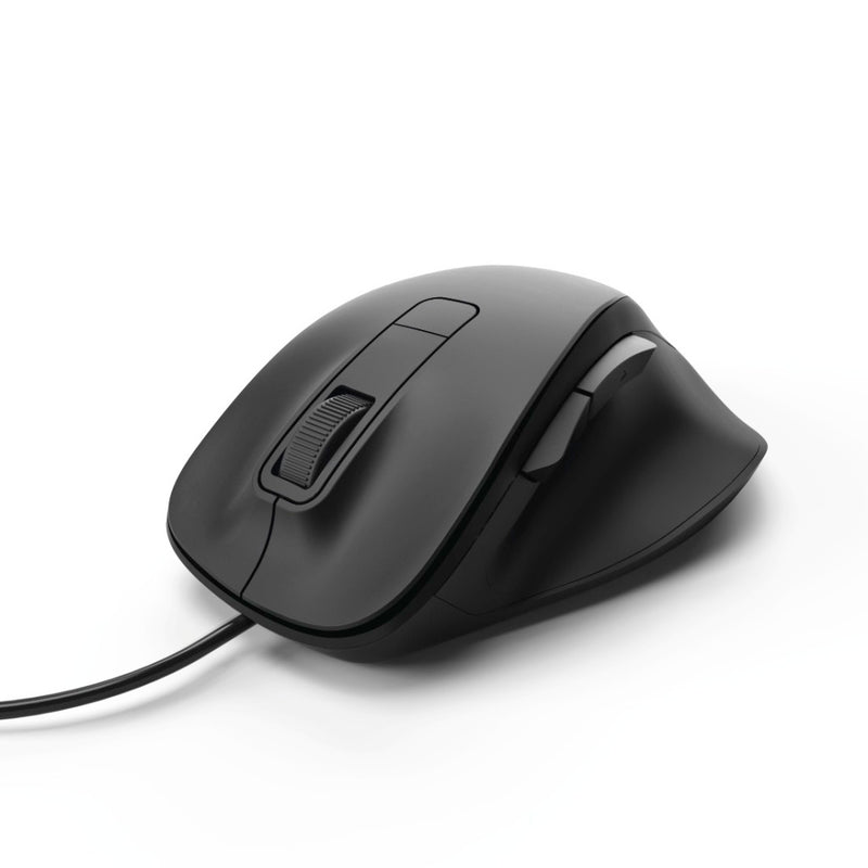 Hama optische muis met 6 knoppen mc-500 met kabel zwart