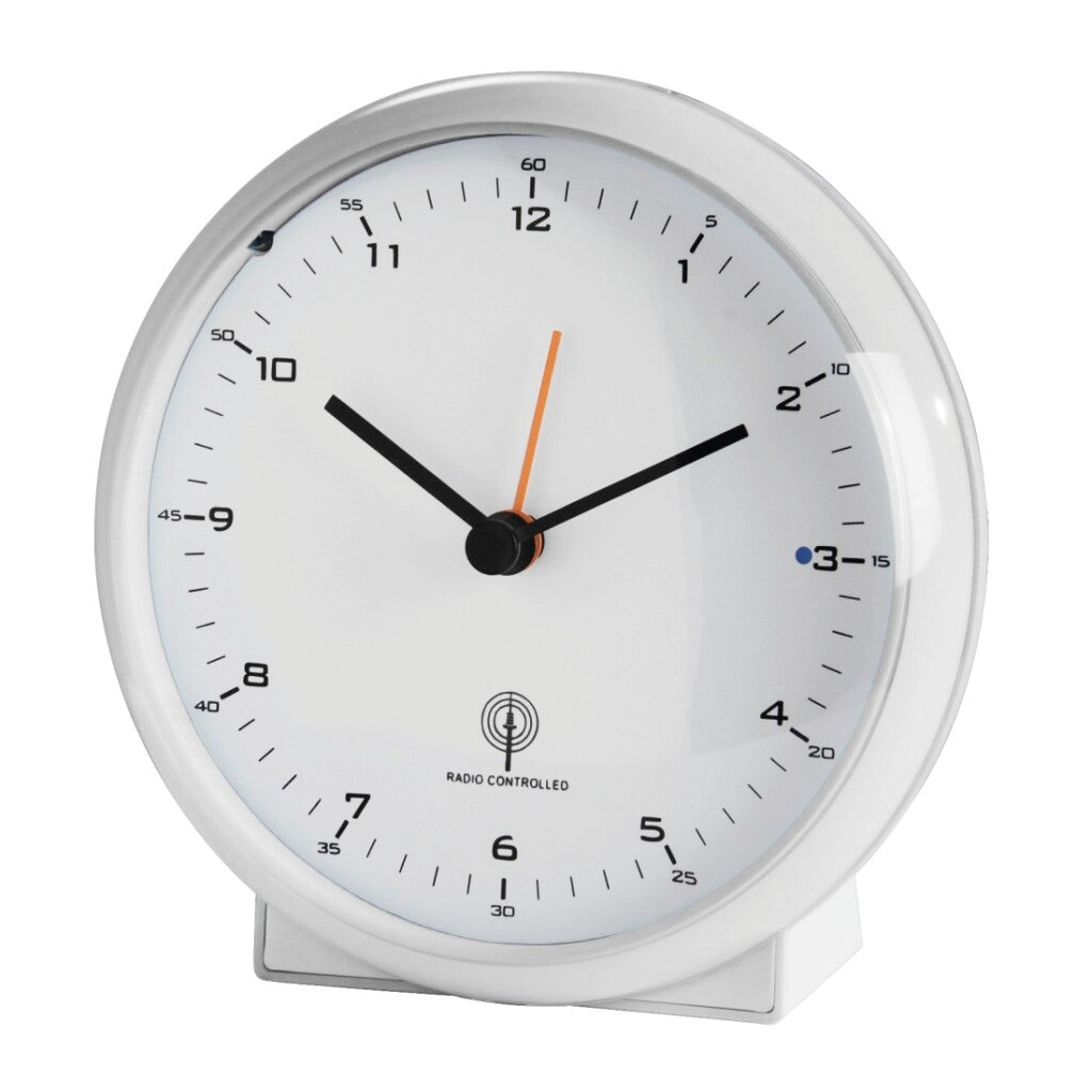 Hama wekker- elegance pro - radiogestuurd - geluidsarm- wit