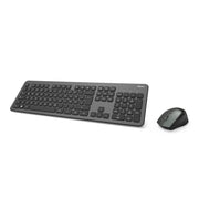 Hama draadloze toetsenbord- muis-set kmw-700 antraciet zwart us - afbeelding 1