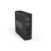 Hama snellader 4 poorten 2x usb-c pd qc 2x usb-a 60 w zwart