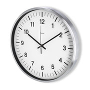 Hama radiogestuurde wandklok shiny ø 35cm aluminium - afbeelding 2