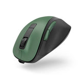 Hama optische draadloze muis 6 knoppen mw-500 recharge accu ergo. bosgroen - afbeelding 1