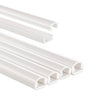 Hama kabelgoot zelfklevend halfrond 100x1.1x1 cm 4 stuks pvc wit