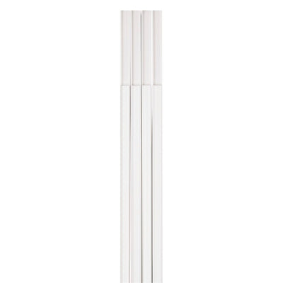 Hama kabelgoot zelfklevend halfrond 100x1.1x1 cm 4 stuks pvc wit
