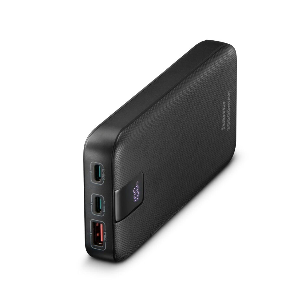 Hama power pack pd 20 20000mah uitgangen: 2x usb-c usb-a snelladen antr.