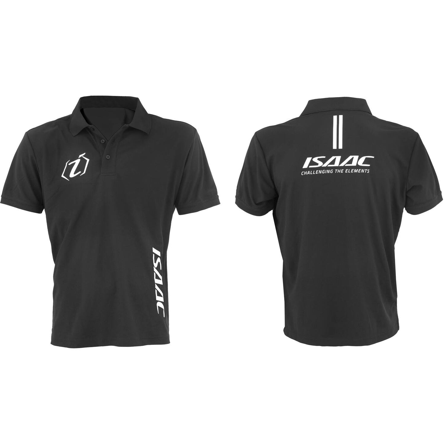 Diverse isaac - polo fit maat s zwart