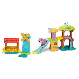 Vtech rol dol dieren speeltuin + kaat koe