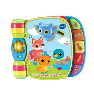Vtech dierenvriendjes liedjesboek blauw