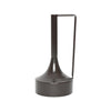House of nature vaas tromso metal 30cm zwart