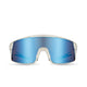 Agu verve hdii fietsbril wit blauw lens