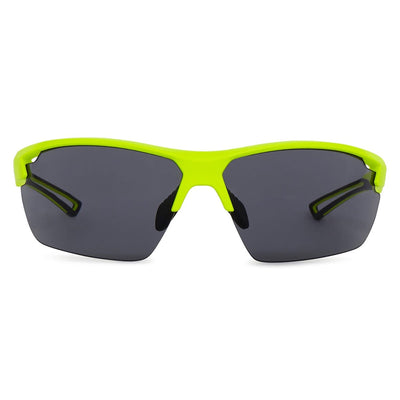 Agu valiant fietsbril yellow neon smoke lens