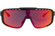 Bold 2.0 fietsbril zwart rood lens