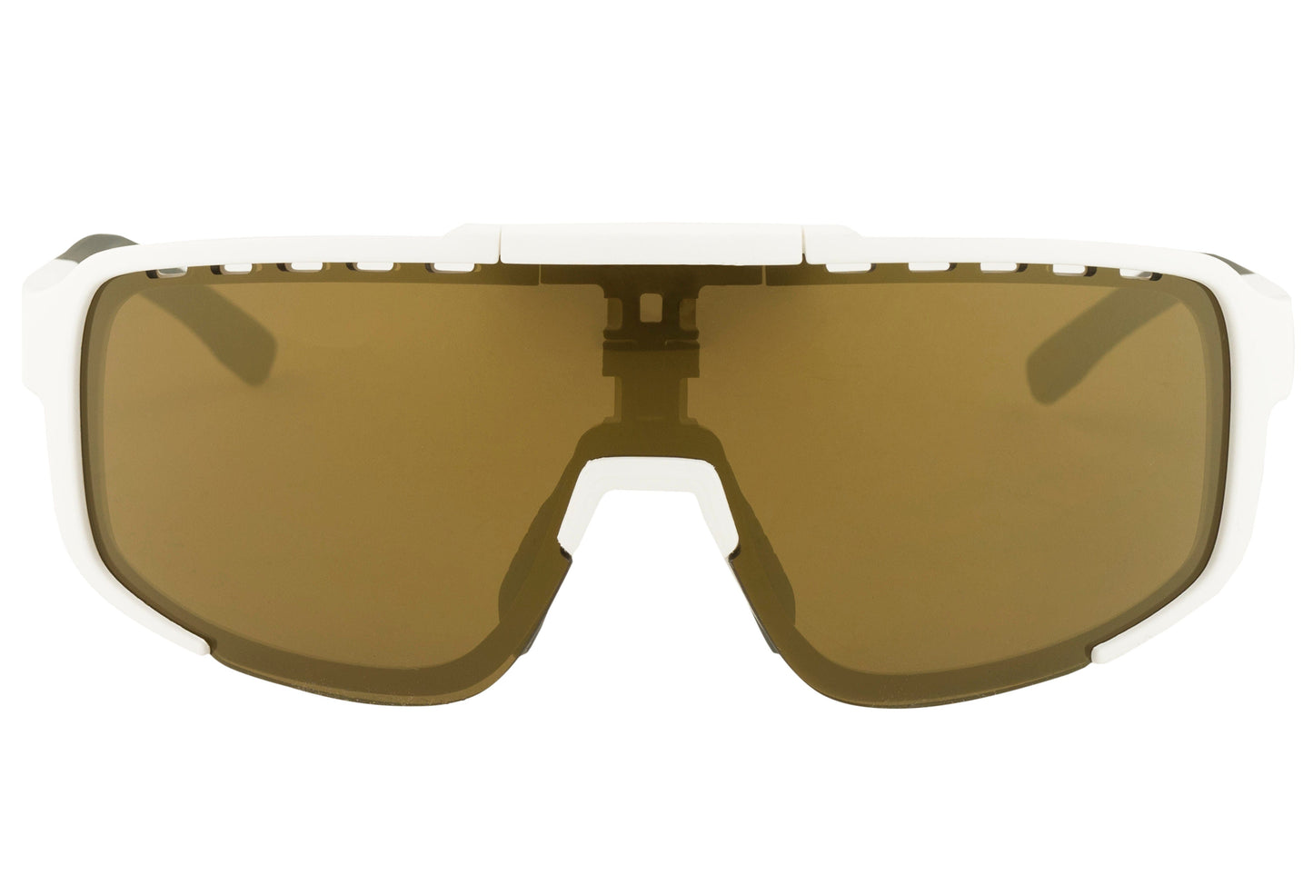 Agu bold 2.0 fietsbril wit bruin lens