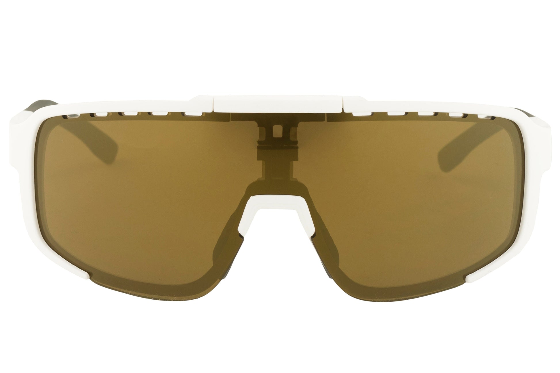 Agu bold 2.0 fietsbril wit bruin lens