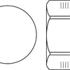 Kirchhoff messing eindkap, blank, met afdichting 3 4 , voor spruitstukuitgang - 988524655