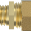 Kirchhoff messing overgangsstuk, blank, 18 mm x 1 2 et, klemkoppeling voor koperen buis - 989457617