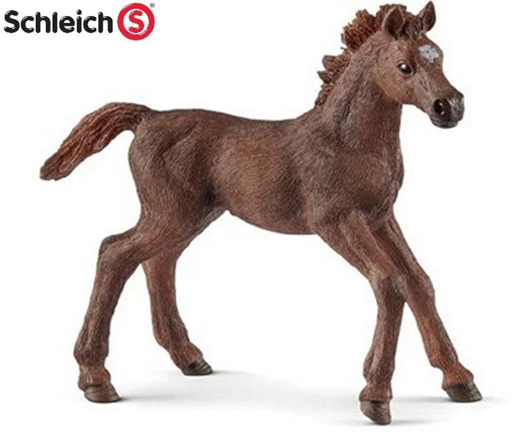 Schleich engelse volbloed veulen. 9 cm.