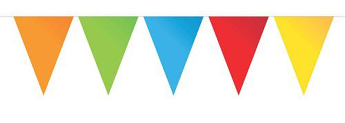 Haza vlaggenlijn multi color 10mtr pak a 5st