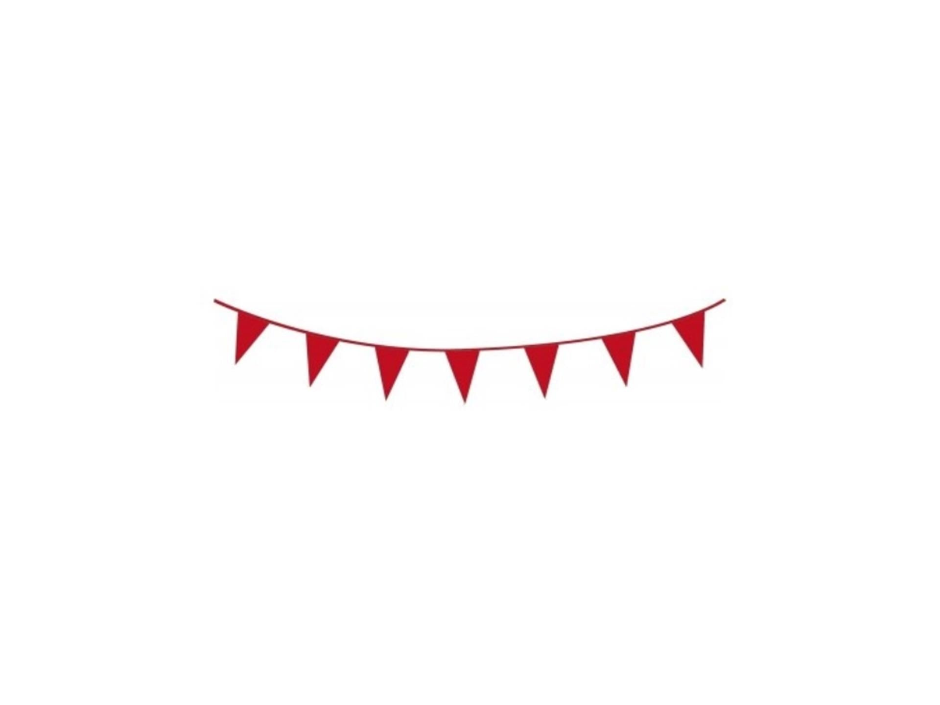 Haza vlaggenlijn 10mtr rood vlaggenlijn 10mtr rood