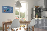Sigel glasmagneetbord be!board 60x40cm poeder blauw - afbeelding 3