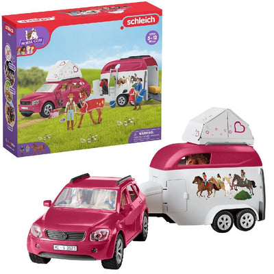 Schleich HORSE CLUB Avontuur met Auto en Paardentrailer 42535