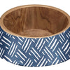Tarhong voerbak hond oasis melamine indigo blauw
