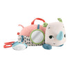 Fisher-price op de buik spelen zwervende neushoorn