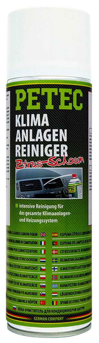 Petec klimaanlagenreiniger zitrusschaum climate clean. citrus foa
