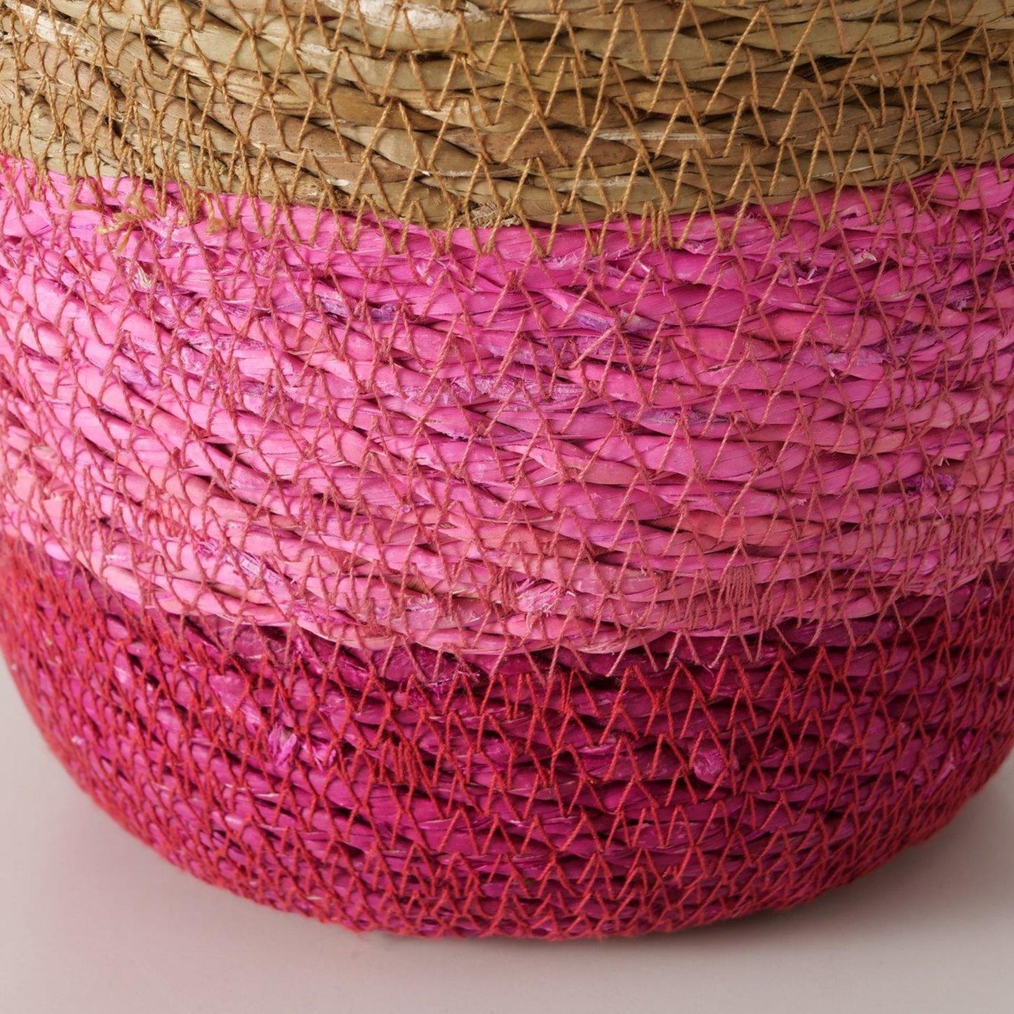 Boltze home mandje rosaly 2-delig zeewier ø13,5-17cm