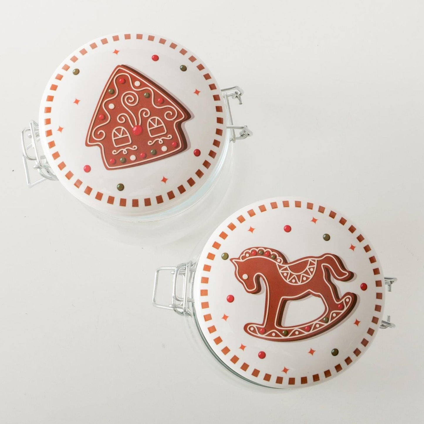 Boltze home voorraadpot peperkoek 450ml ø11xh11,5cm