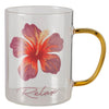 Boltze home mok hibiscus 400ml ø8xh11cm