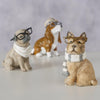 Boltze home figuur hond archy 5x3,7x6,5cm 3 assorti