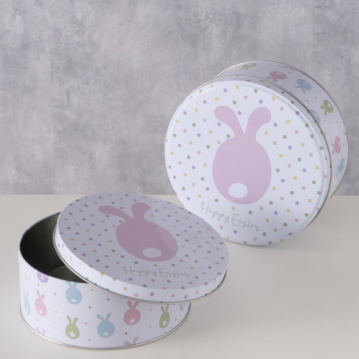 Boltze home opbergblik eggard 2-delig h 7-8 cm