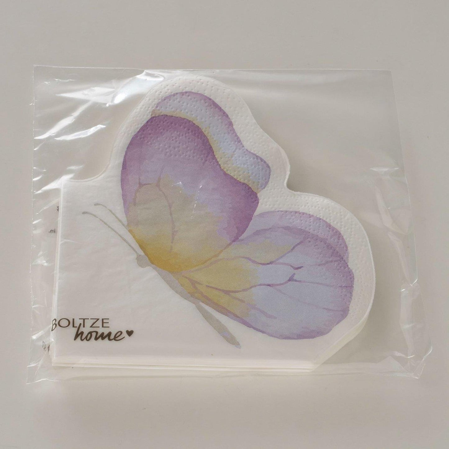 Boltze home servetten fantasy vlinder 16x15x1cm