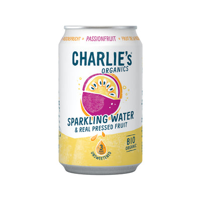 Charlie's organic sparkling water passionfruit bio (12x 33 cl)