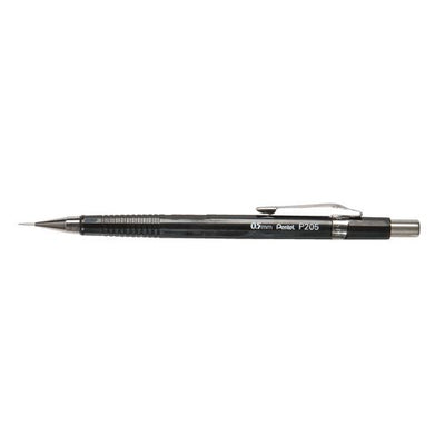 Pentel vulpotlood sharp p-205 hb 0,5mm zwart