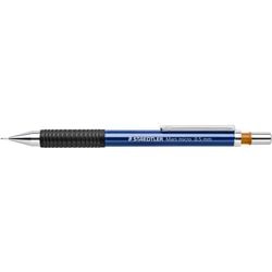 Vulpotlood staedtler mars 775 kunststof rubber grip 0,5mm donkerblauw hb gum