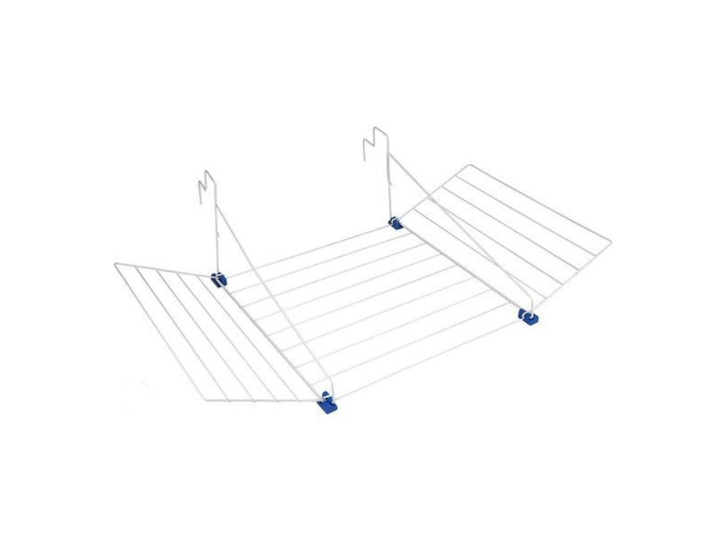 Tomado - droogrek tilburg - voor radiator, balkon, deur of balustrade - 12 meter drooglengte - ophangbaar - zilvergrijs - 5 jaar garantie