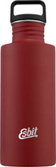 Esbit sculptor waterfles - 750ml - rood - rvs drinkfles - lusdop
