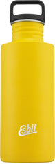 Esbit sculptor waterfles - 750ml - geel - rvs drinkfles - lusdop