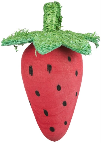 Trixie speelbal set biet aardbei hout loofah