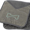 Trixie Microvezel handdoek met insteekzakken grijs