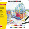 Eberhard faber ef-516124 kleurpotloden metaaletui a 24 stuks