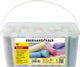 Eberhard faber stoepkrijt - 50 stuks - in plastic bak - assorti - ef-526550