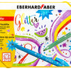 Eberhard faber ef-551016 viltstiften glitter doos 16 kleuren