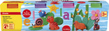 Eberhard faber kinderklei - 4x in beker - 140 gram - oranje-roze-groen-paars - ef-572510 - afbeelding 1