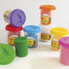 Eberhard faber ef-572510 kinderklei in beker,140gr oranje, roze, groen, paars