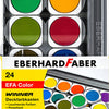 Eberhard faber verfdoos - winner - 24 kleuren - inclusief mengpalet - ef-578324