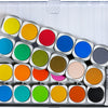 Eberhard faber verfdoos - winner - 24 kleuren - inclusief mengpalet - ef-578324
