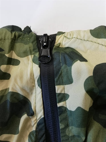 Croci Regenjas hiking go mimetic camouflage groen